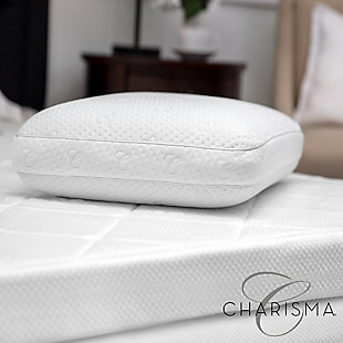 Charisma® Luxury Gusseted Gel-Infused Oversized Memory Foam Pillow, , large
