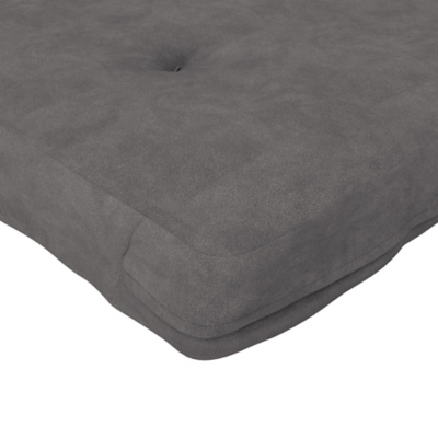 The DHP six-inch Eve thermobonded polyester fill futon mattress guarantees you hours of comfortable sleeping and sitting enjoyment. Built to withstand everyday wear and tear, this easily foldable mattress is composed of a high-density polyester fill and gives your aching body medium support and just the optimal level of firmness. Designed with an easy-to-clean tufted microfiber cover that allows it to retain its original shape, this mattress fits on any standard full-sized futon frame. Add this small space living solution into your living room, home office or den instantly providing extra functionality to those who love to host, but don’t have a spare guest bedroom to accommodate overnight guests. This mattress is GreenGuard Gold Certified to ensure a healthy indoor air environment.Includes full-size futon mattress (frame sold separately) | Made of polyester and microfiber | Tight top | High-density polyester fill | Microfiber cover with tufting | Folding design | Wipe clean with damp cloth | This mattress has achieved greenguard gold certification. Greenguard certified products are certified to greenguard standards for low chemical emissions into indoor air during product usage | Assembled in canada with imported materials