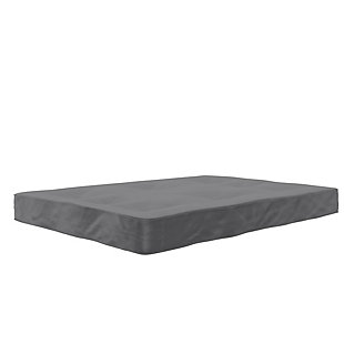 DHP Carson 8 Inch Thermobonded High Density Polyester Fill Full Futon Mattress, Gray, large