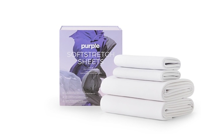 Purple®  SoftStretch Sheets Twin/Twin XL, White, large