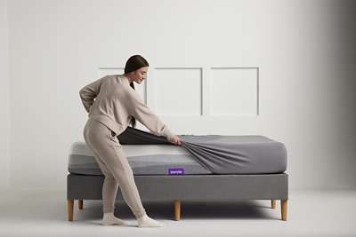 Purple®  SoftStretch Sheets Twin/Twin XL, Gray, large