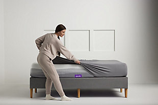 Purple has created the most luxurious silky-soft sheets ever. Designed with perfect stretch to optimize the true comfort and support of your Purple® Mattress. The Purple SoftStretch Sheets will hold their true fit night after night. These luxurious sheets have been innovated to cradle your hips and shoulders and support your back. Ideal fabric designed to help regulate your temperature, so you do not sleep too cold or too hot throughout the night. Stretchy sheets designed to enhance the true comfort of your mattress | Moisture-wicking, breathable fabric helps regulate your temperature | Long-lasting, durable fabric designed to hold its true fit wash after wash | Machine wash cold, hang to dry or tumble dry low heat | Full/Full XL/Queen/King/Cal King sets include 1 fitted sheet, 1 flat sheet, 2 pillowcases | Imported