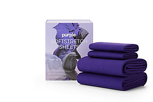 Purple®  SoftStretch Sheets Full, Purple, large