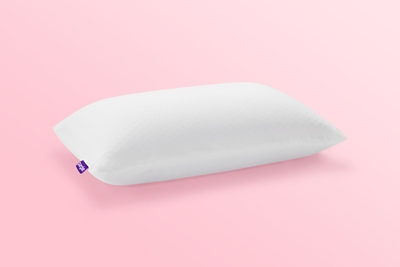 Purple®  Harmony Pillow Tall 7.5", White, rollover