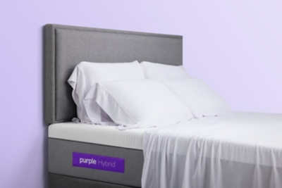Purple®  Hybrid 2 Mattress Full, White/Gray, large