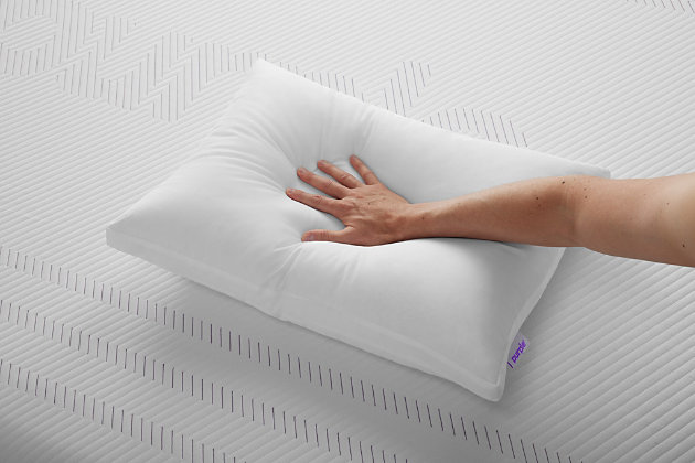 Fans of down and down-alternative pillows: this one’s for you. We’ve upgraded the cloud-like comfort of down by filling our Purple Cloud Pillow with hypoallergenic, ultra-fine gel fibers that won’t clump, trap heat, or flatten over time. The result is plush cushioning that molds to support your head and necklassic, Down-Like SupportEngineered to mimic down, the Purple Cloud’s silky-soft fibers provide plush, moldable cushioning that supports the head and neck. | Always-Fluffy FillingThe crimped  gel fibers are coated with silicone to offer enhanced  durability and won't fall flat or clump –even after washing. | Allergy + Airflow-Friendly The breathable, 100% cotton  cover encases premium, down-like fibers that won’t trap heat or trigger allergies. | Fill:100% Gel Fiber.  Cove insert 100% Cotton, 300 Thread Count, BCI Cerified.  Reversible Coil Zipper | Made in the USA