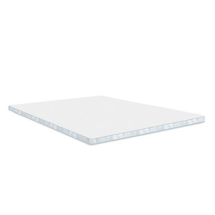 Serta® Arctic 30x Cooling 3-Inch Memory Foam Queen Mattress Topper, White, large