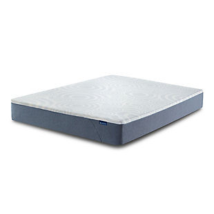 Serta Perfect Sleeper Nestled Night 10" Memory Foam Medium Firm Mattress, Light Blue, large