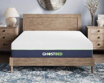 GhostBed Elite Hybrid Innerspring and Memory Foam Mattress, White, large