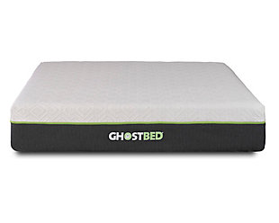 GhostBed Elite Hybrid Innerspring and Memory Foam Mattress, White, large