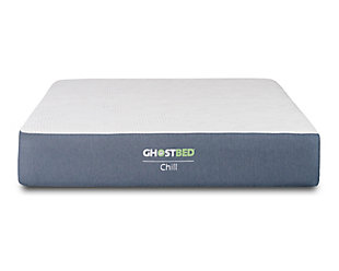 GhostBed Chill Memory Foam Mattress, White, large