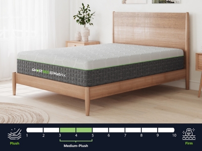 GhostBed 3D Matrix Hybrid Twin XL Mattress, White, large