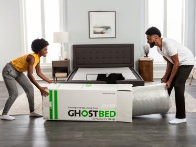 GhostBed 3D Matrix Hybrid Twin XL Mattress, White, large