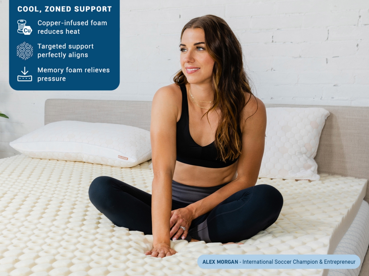 MOLECULE CopperWELL Gel Memory Foam 3 Inch California King