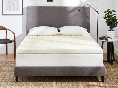 MOLECULE CopperWELL Gel Memory Foam 3 Inch Full Mattress Topper with HexFLO Zoned Support