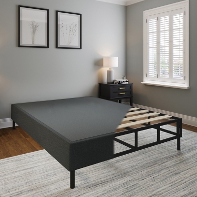 Boyd Sleep Queen Foundation, Black, rollover