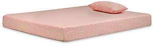 iKidz Pink Full Mattress and Pillow, Pink, large