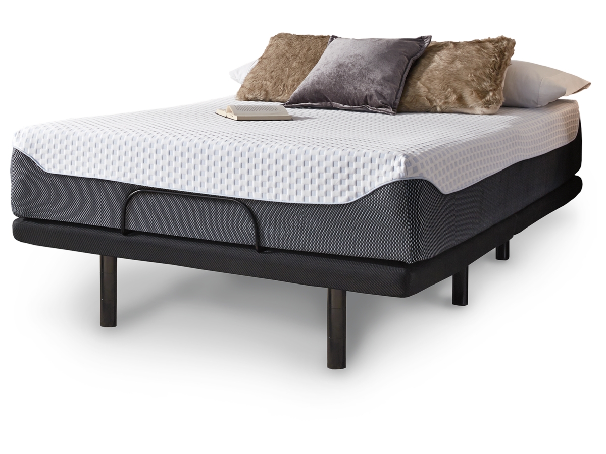 Ashley Sleep Gruve 12 Inch Queen Mattress With Adjustable Base