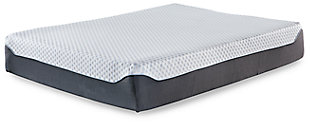 12 Inch Chime Elite Queen Memory Foam Mattress in a box, White/Gray, large