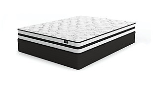 8 Inch Chime Innerspring Queen Mattress in a Box, White, rollover