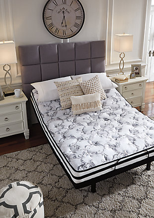 Enjoy endless possibilities for restful sleep with this innerspring twin mattress. Feel the support of a truly traditional coil mattress which contours to your body for a traditional feel. The high-density quilt foam and pad provide the firm feel you love. Plus, this mattress arrives in a box for quick and easy setup. Simply bring it to your room, remove the plastic wrap, and unroll. Foundation/box spring available, sold separately.Comfort level: firm | 2" high-density quilt foam | 13-gauge Bonnell coil unit | High-density pad | 10-year non-prorated warranty | Foundation/box spring available, sold separately | State recycling fee may apply | Note: Purchasing mattress and foundation from two different brands may void warranty; check warranty for details | Mattress ships in a box; please allow 48 hours for your mattress to fully expand after opening