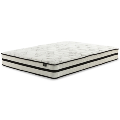 Aprilyn Twin Platform Bed with Chime 10 Inch Medium Hybrid Mattress in a Box