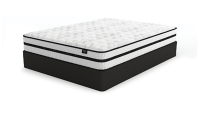 Chime 10 Inch Hybrid Twin Mattress in a Box, White, rollover