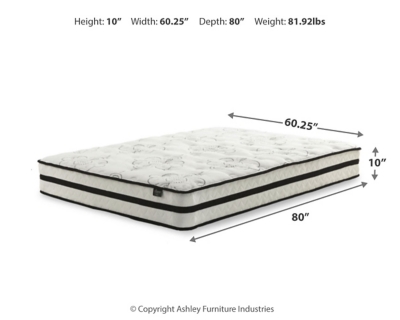 Chime 10 Inch Hybrid Queen Mattress - Thumbnail 5