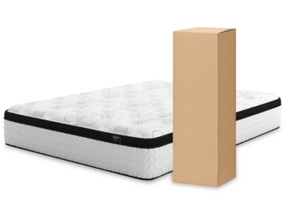 Chime 12 Inch Hybrid Queen Mattress in a Box, White, large