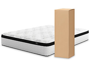 Enjoy endless possibilities for restful sleep with the Gruve hybrid innerspring twin mattress. Feel the support of a truly traditional coil mattress which contours to your body for a comforting feel. High density foam provides the firmness you love. Gel memory foam provides restorative support for your lower back. Plus, this mattress arrives in a box for quick and easy setup. Simply bring it to your room, remove the plastic wrap, and unroll. Foundation/box spring available, sold separately.Comfort level: ultra plush | .75" high density gel memory foam lumbar support | 1.5" high density super soft quilt foam | 1" upholstery grade comfort support foam | 2 perimeter rows of 9" 13-gauge pocketed coils | Individual power packed wrapped coils | 10-year non-prorated warranty, CertiPur-US certified, adjustable base compatible | Foundation/box spring available, sold separately | State recycling fee may apply | Note: Purchasing mattress and foundation from two different brands may void warranty; check warranty for details | Mattress ships in a box; please allow 48 hours for your mattress to fully expand after opening