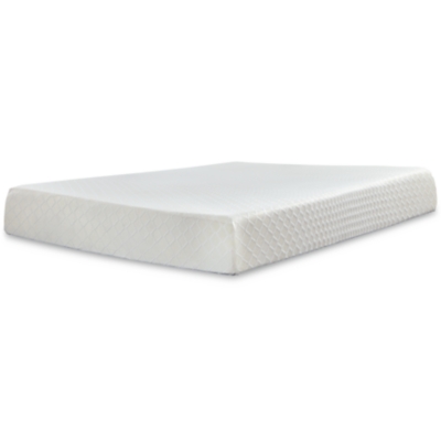 Aprilyn Twin Platform Bed with Chime 10 Inch Firm Memory Foam Mattress in a Box