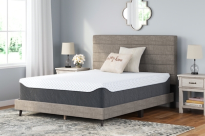 BLUE MEMORY FOAM FULL MATTRESS/FOUNDATION