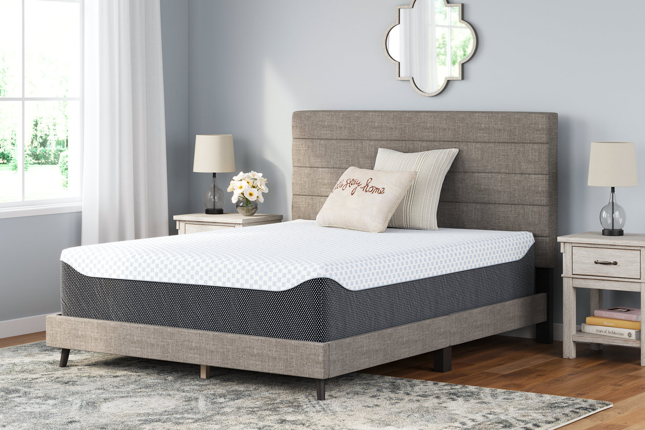 An Ashley Sleep Gruve memory foam queen mattress