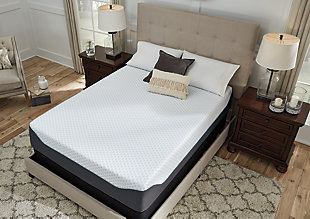 Memory foam mattresses are a hot trend for good reason. But for some, they simply get a bit too toasty for comfort. Rest easy. The Gruve 14-inch queen memory foam mattress has you covered with the cradling feel you love and temperature regulation you crave. Its soothing gel and charcoal infused memory foam contours to your body, while a thick layer of green tea firm support foam provides wonderful pressure point relief. And how’s this for cool: Thanks to green tea ventilated foam technology, you get a more breathable mattress. It's topped with a micro cool technology cover to keep you that much more comfortable. Foundation/box spring available, sold separately.Comfort level: ultra plush | Micro cool technology cover | Gel and charcoal infused memory foam | Green tea firm support foam | Green tea ventilated foam | 10-year non-prorated warranty | Note: Purchasing mattress and foundation from two different brands may void warranty; check warranty for details | Adjustable base compatible | Foundation/box spring available, sold separately | State recycling fee may apply | Mattress ships in a box; please allow 48 hours for your mattress to fully expand after opening