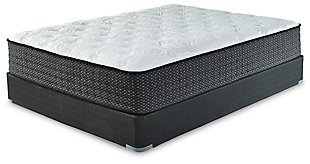 Let ultimate comfort ease the day's stress with the Ashley-Sleep® Anniversary Ltd. twin mattress. If you're looking for a mattress with multiple layers of foam that cradle pressure points, look no further. Lumbar gel memory foam, plush support foam and super soft quilt foam layers ensure comfort. With the combination of individually wrapped coils and high-density foam layers, discover support where it's needed most and enjoy remarkable sleep. Foundation/box spring available, sold separately.Comfort level: medium | Luxury 4-way stretch knit cover | High-density foam encasement | Plush support foam; super soft quilt foam | Power packed wrapped coil unit | State recycling fee may apply | Luxury cotton and super support polyester fibers | Lumbar gel memory foam | 10-year limited warranty | Adjustable base compatible | Mattress ships in a box; please allow 48 hours for your mattress to fully expand after opening