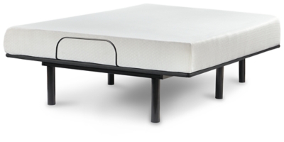 Chime 8 Inch Memory Foam Queen Mattress in a Box with Adjustable Base