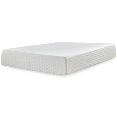 Shawburn Full Platform Bed with Chime 12 Inch Plush Memory Foam Mattress in a Box
