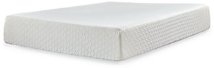Chime 12 Inch Memory Foam California King Mattress in a Box, White, large