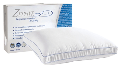 Zephyr Radiance Gel Memory Foam Pillow, , large