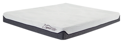 8 Inch Memory Foam King Mattress, White, large