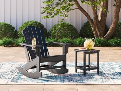 APGP008-827-2P Sundown Treasure Outdoor Chair with End Table, Bla sku APGP008-827-2P