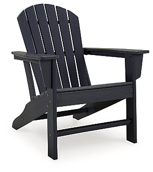 Sundown Treasure Adirondack Chair, Black, large