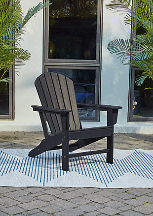 Sundown Treasure Adirondack Chair, Black, rollover