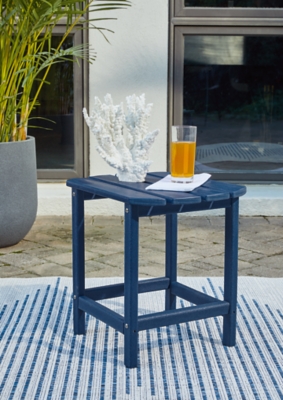 Sundown Treasure End Table, Blue, large