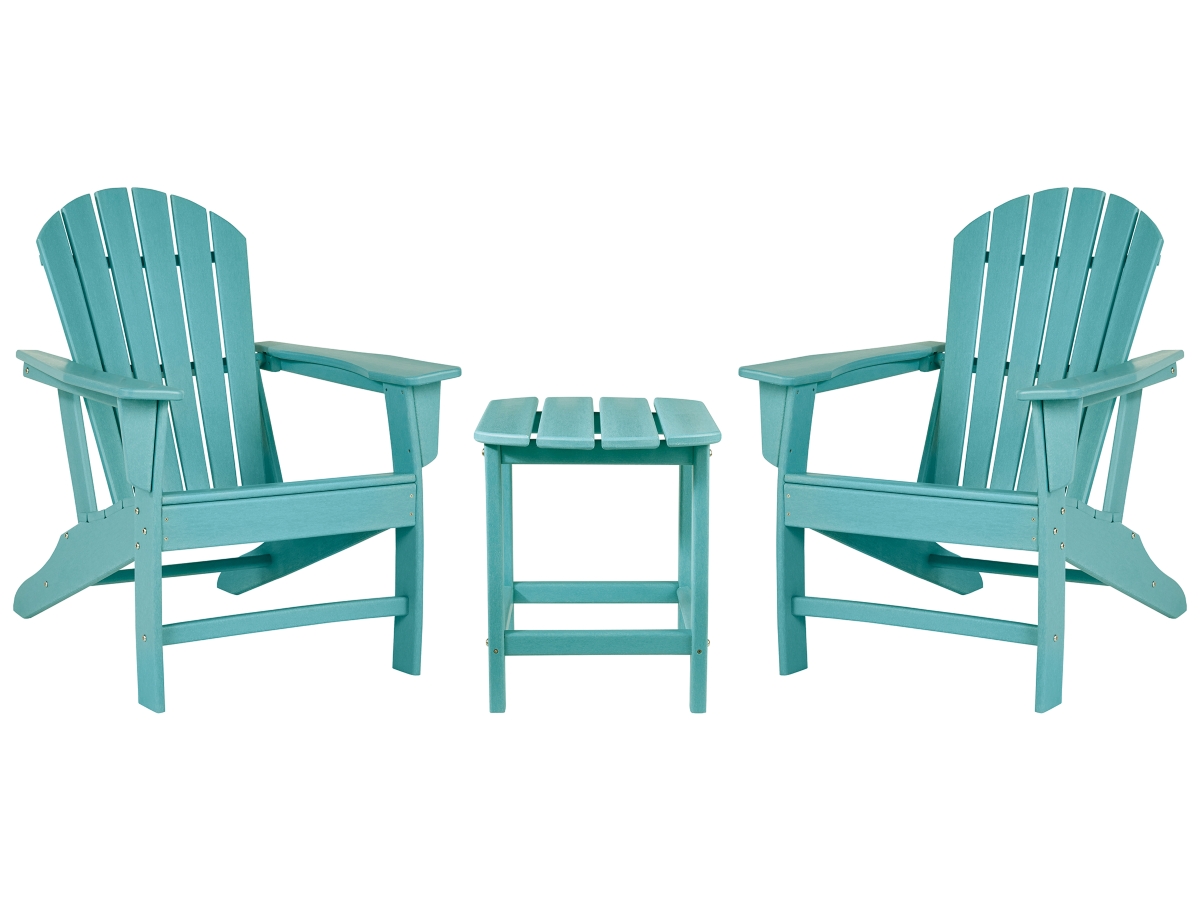Ashley Sundown Treasure 2 Outdoor Chairs with End Table