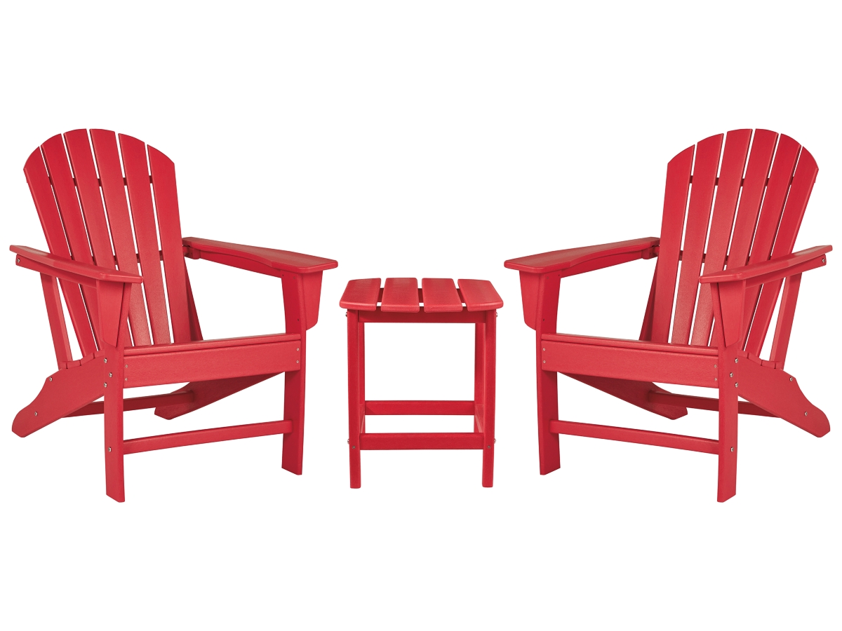 Ashley Sundown Treasure 2 Outdoor Chairs with End Table