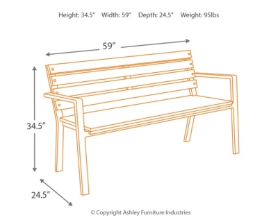 Hatchlands Park Bench Ashley Furniture Homestore