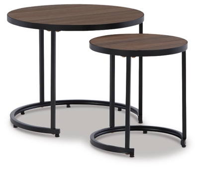 Ayla Outdoor Nesting End Tables (Set of 2), , large