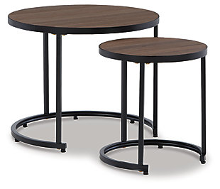 Ayla Outdoor Nesting End Tables (Set of 2), , large