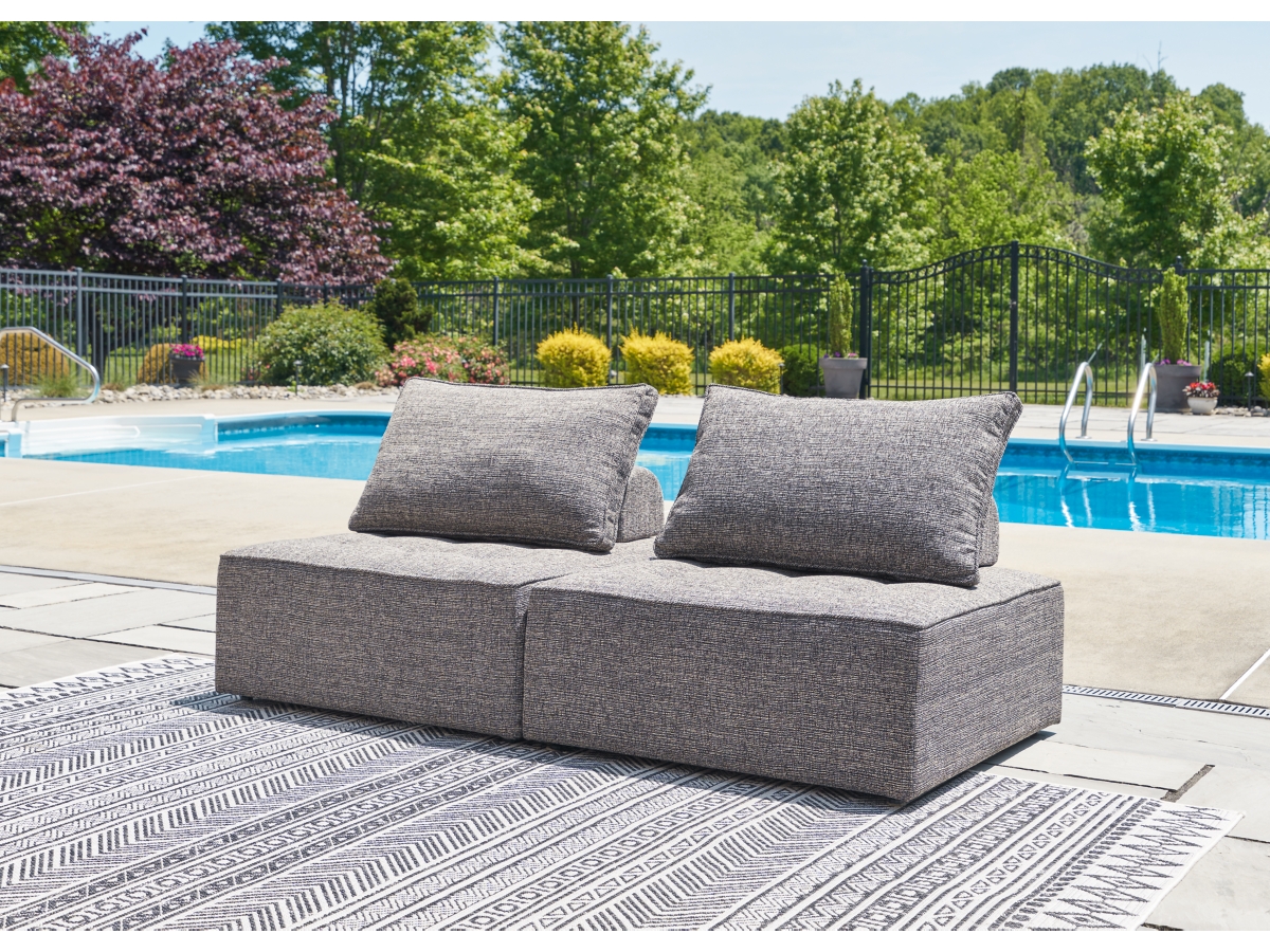 Bree Zee 2-Piece Modular Outdoor Loveseat | Ashley